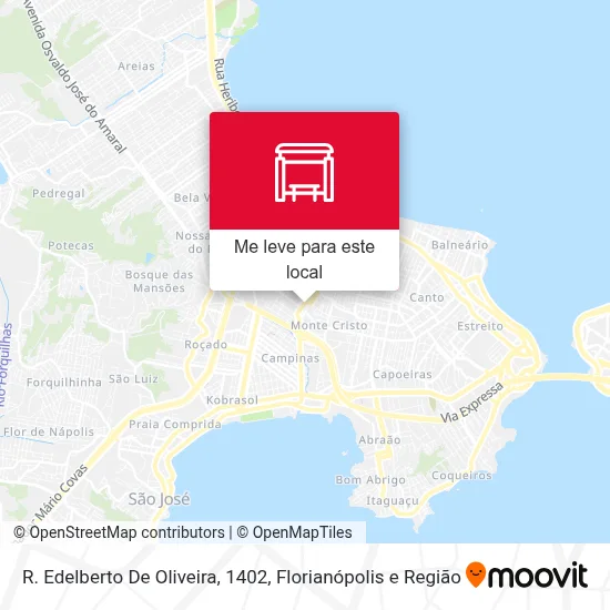 R. Edelberto De Oliveira, 1402 mapa