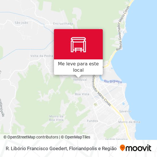 R. Libório Francisco Goedert mapa