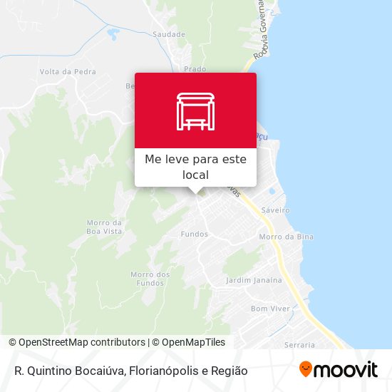 R. Quintino Bocaiúva mapa