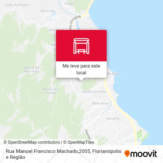 Rua Manoel Francisco Machado,2005 mapa