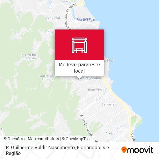 R. Guilherme Valdir Nascimento mapa