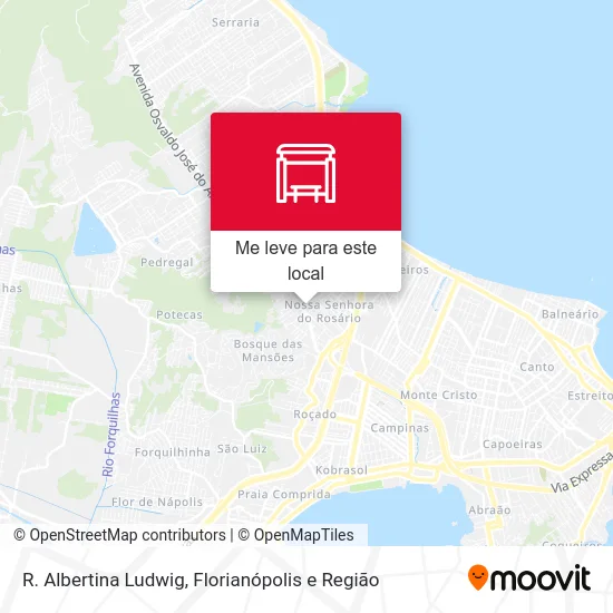 R. Albertina Ludwig mapa