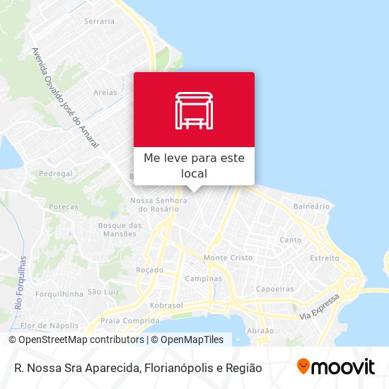R. Nossa Sra Aparecida mapa