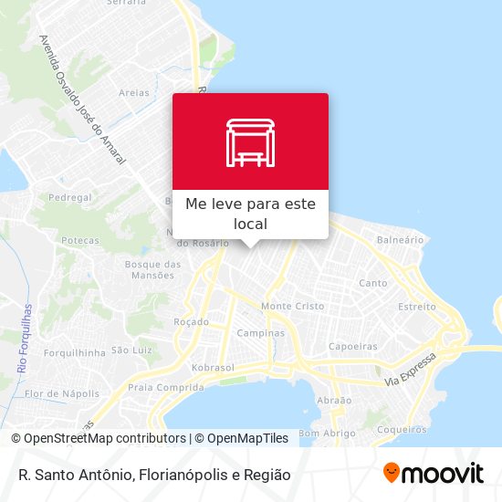 R. Santo Antônio mapa