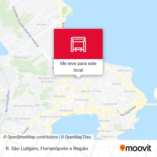 R. São Ludgero mapa