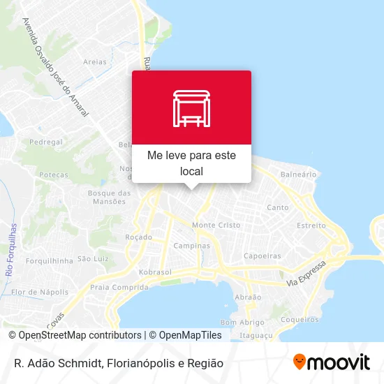 R. Adão Schmidt mapa
