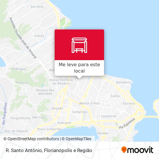 R. Santo Antônio mapa