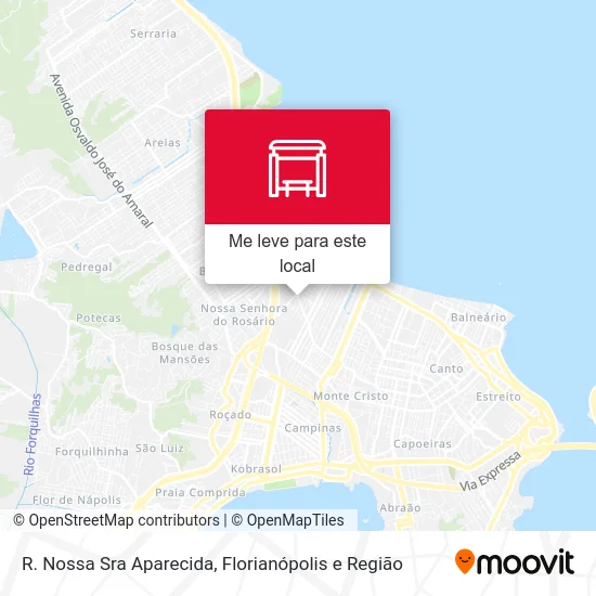 R. Nossa Sra Aparecida mapa