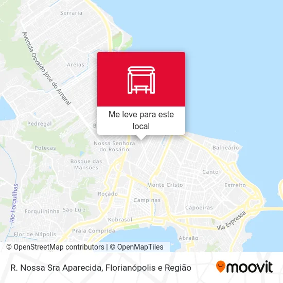 R. Nossa Sra Aparecida mapa