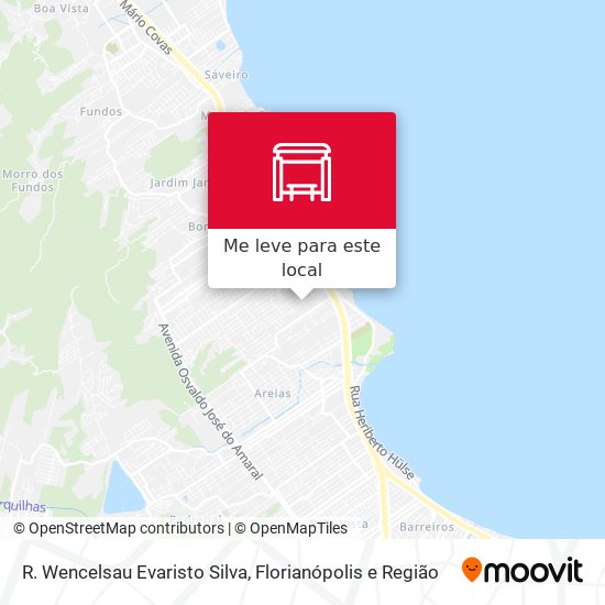 R. Wencelsau Evaristo Silva mapa