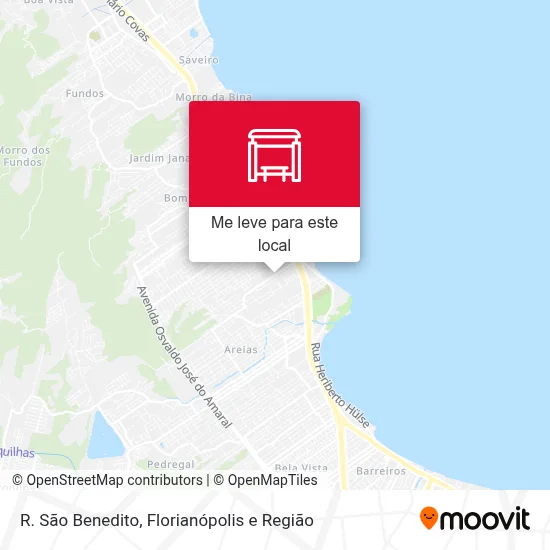 R. São Benedito mapa