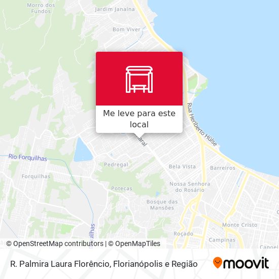 R. Palmira Laura Florêncio mapa