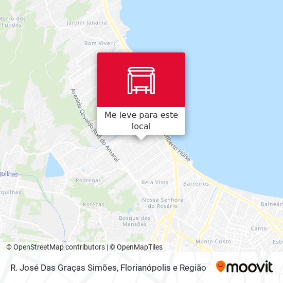 R. José Das Graças Simões mapa