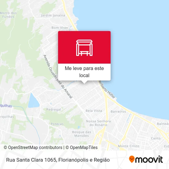 Rua Santa Clara 1065 mapa