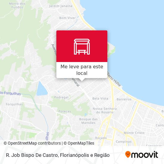 R. Job Bispo De Castro mapa