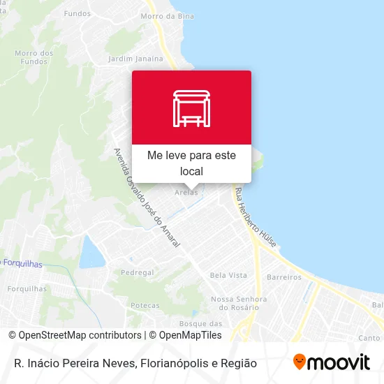 R. Inácio Pereira Neves mapa
