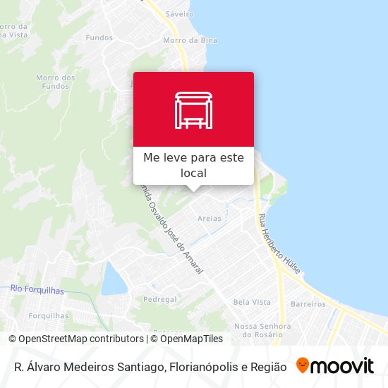R. Álvaro Medeiros Santiago mapa