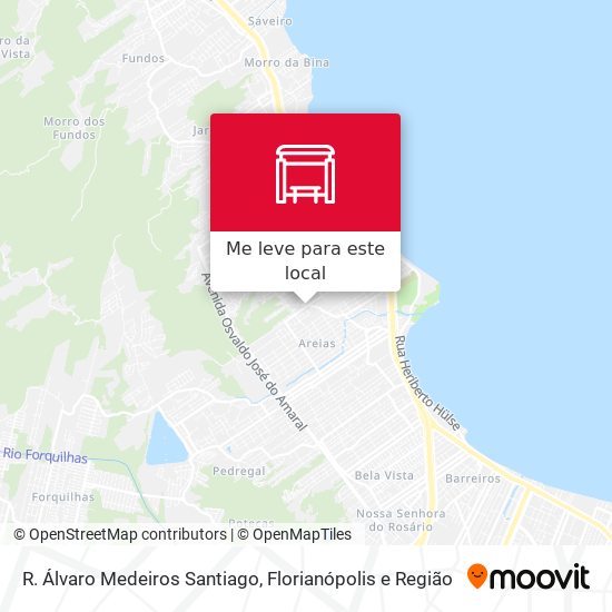 R. Álvaro Medeiros Santiago mapa