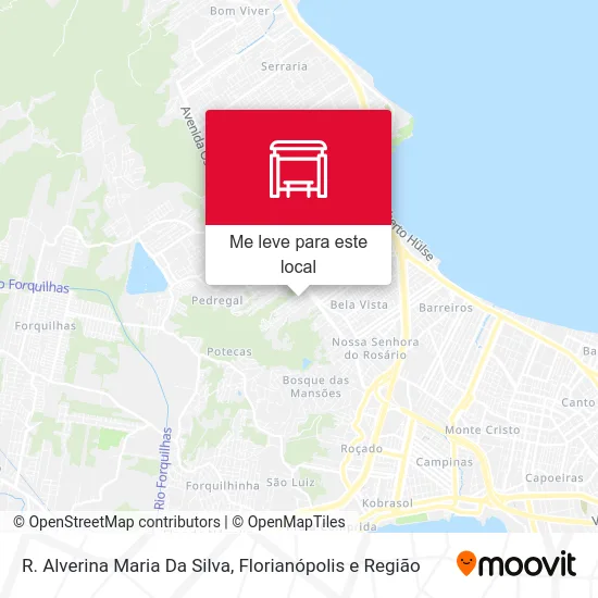R. Alverina Maria Da Silva mapa