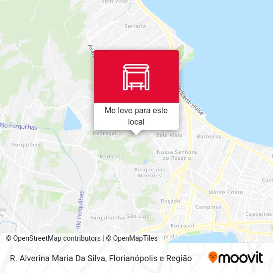 R. Alverina Maria Da Silva mapa