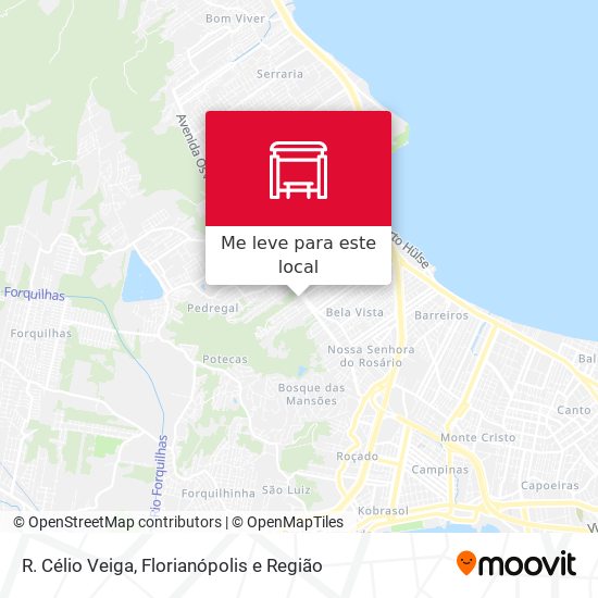 R. Célio Veiga mapa