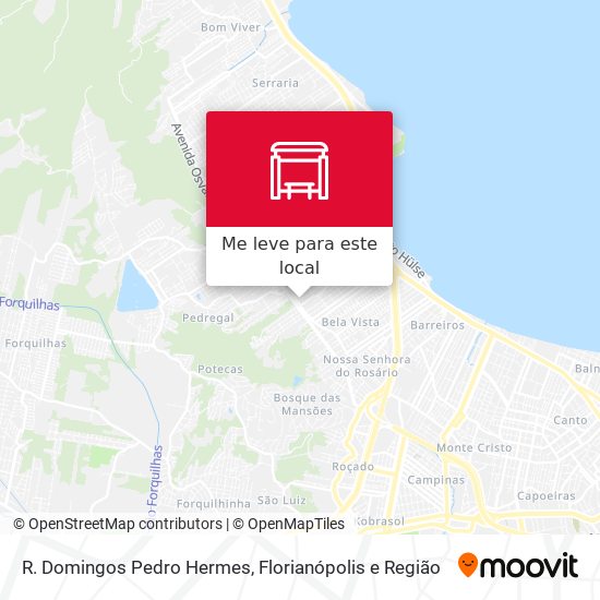 R. Domingos Pedro Hermes mapa