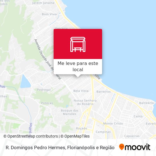 R. Domingos Pedro Hermes mapa