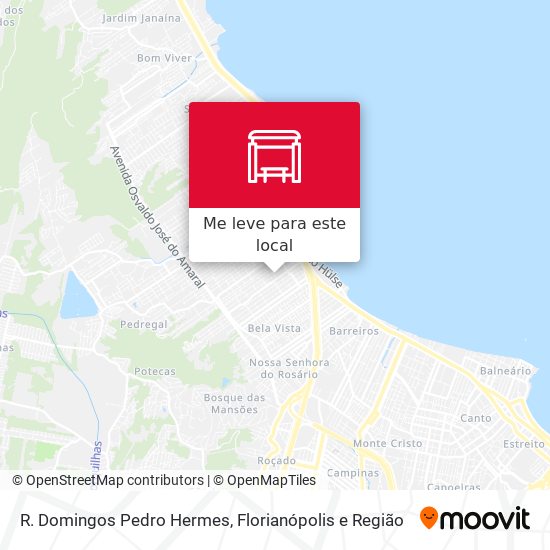 R. Domingos Pedro Hermes mapa