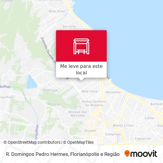 R. Domingos Pedro Hermes mapa