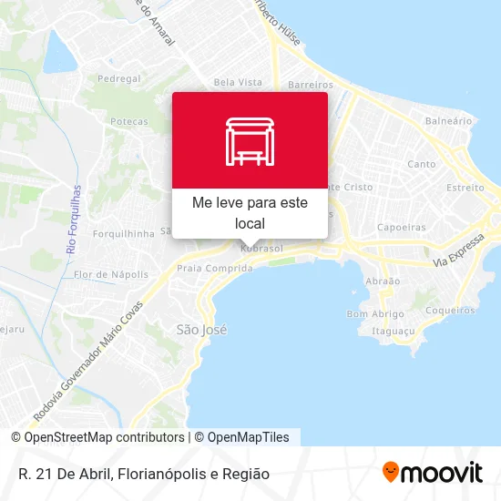 R. 21 De Abril mapa