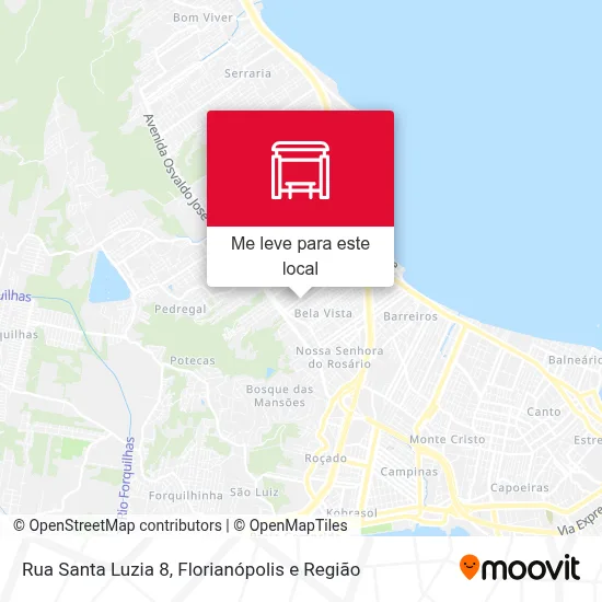 Rua Santa Luzia 8 mapa