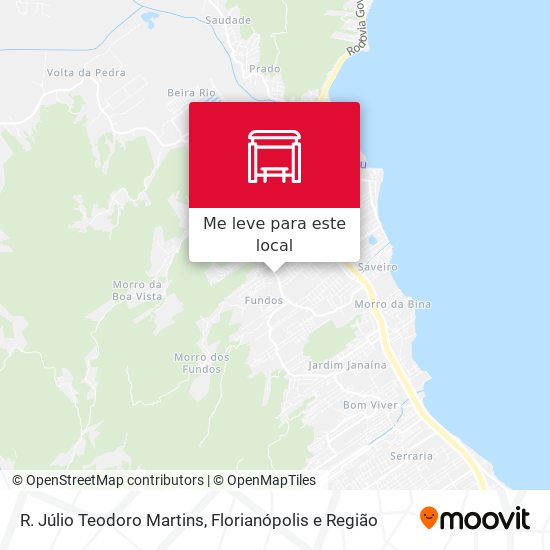 R. Júlio Teodoro Martins mapa
