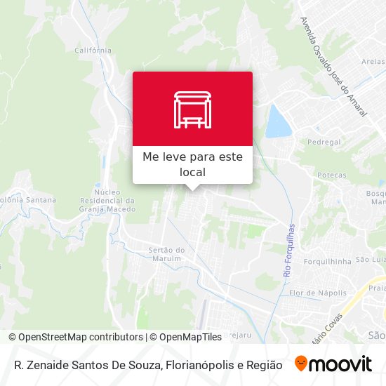 R. Zenaide Santos De Souza mapa