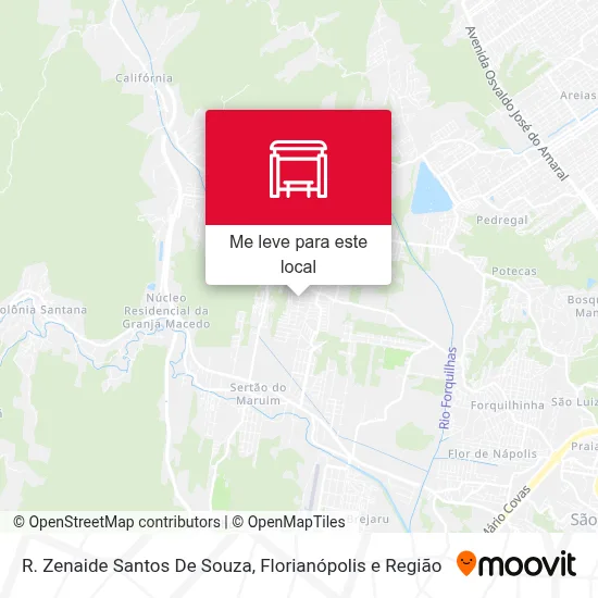 R. Zenaide Santos De Souza mapa