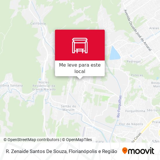 R. Zenaide Santos De Souza mapa