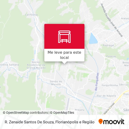 R. Zenaide Santos De Souza mapa