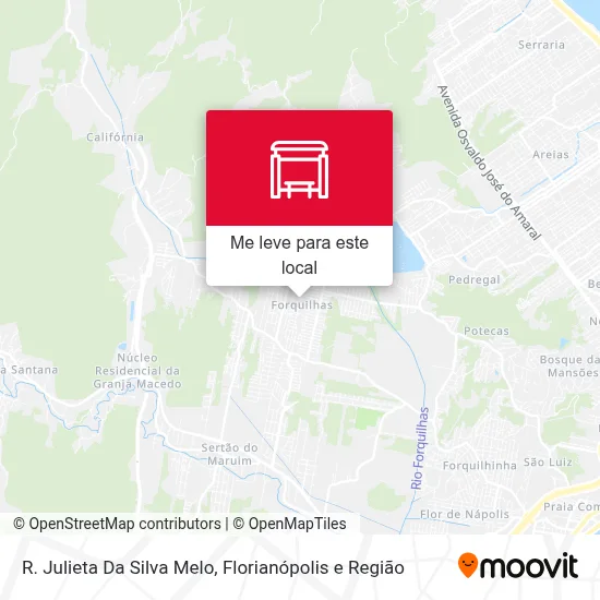 R. Julieta Da Silva Melo mapa