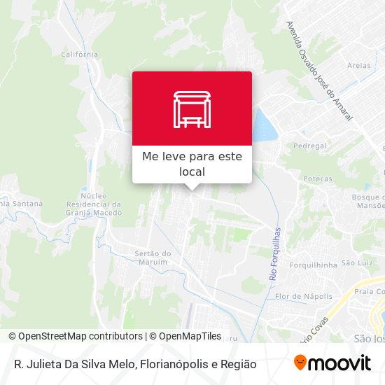 R. Julieta Da Silva Melo mapa