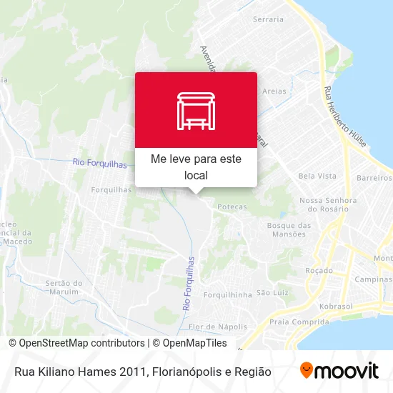 Rua Kiliano Hames 2011 mapa