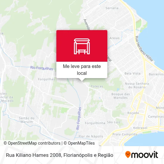 Rua Kiliano Hames 2008 mapa