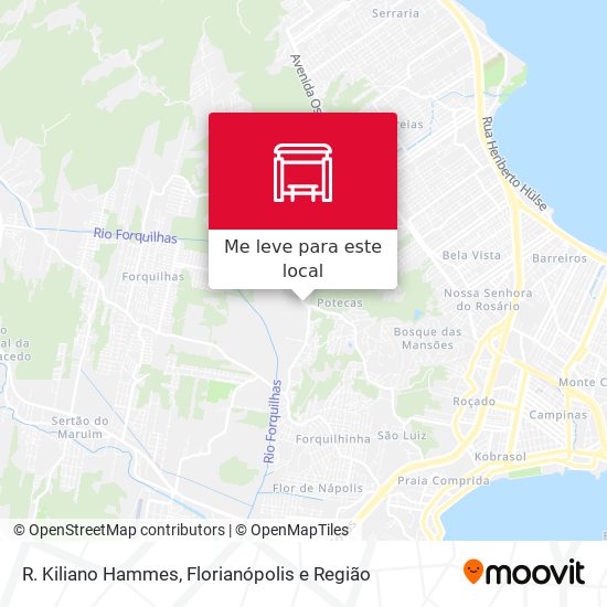R. Kiliano Hammes mapa