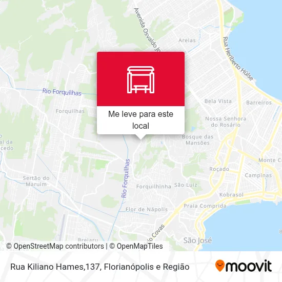 Rua Kiliano Hames,137 mapa