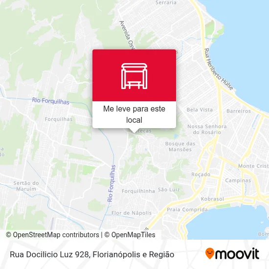 Rua Docilicio Luz 928 mapa