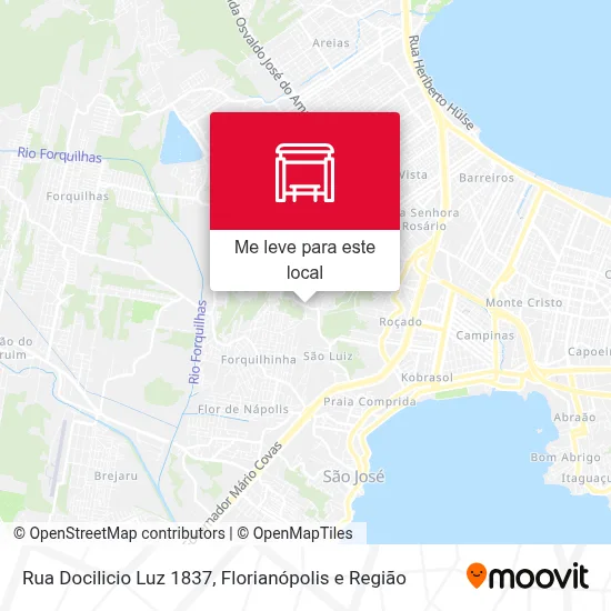 Rua Docilicio Luz 1837 mapa