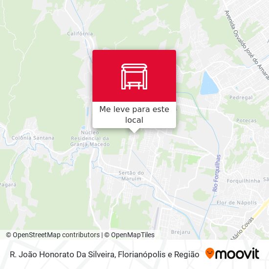 R. João Honorato Da Silveira mapa