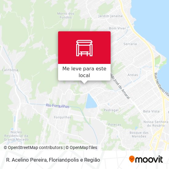 R. Acelino Pereira mapa