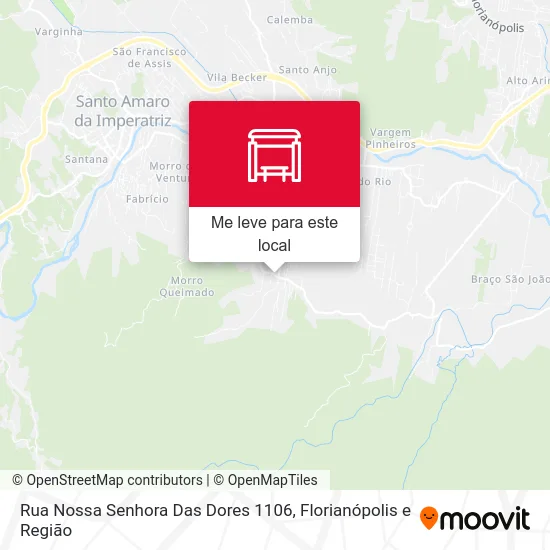 Rua Nossa Senhora Das Dores 1106 mapa