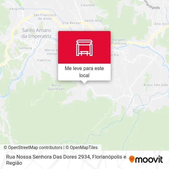 Rua Nossa Senhora Das Dores 2934 mapa