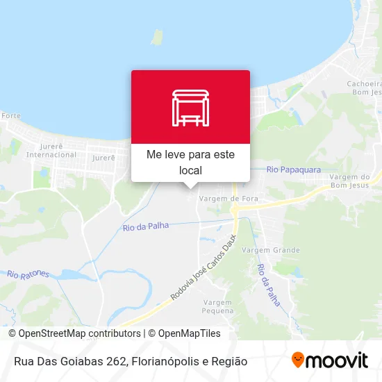 Rua Das Goiabas 262 mapa