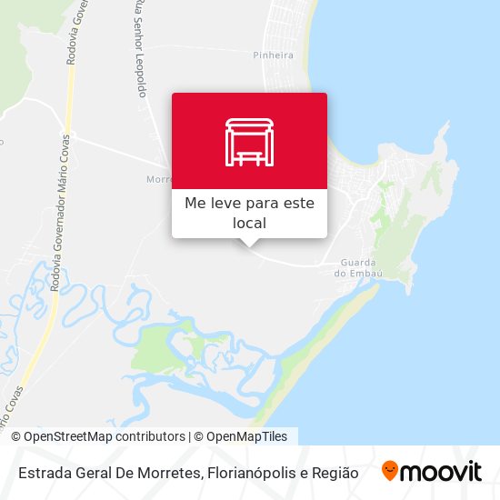 Estrada Geral De Morretes mapa